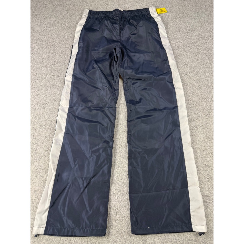 Full Tilt Navy Blue Track Pants White Side Stripe Elastic Waist Kids  L